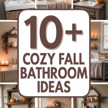 10+ Cozy Fall Bathroom Ideas