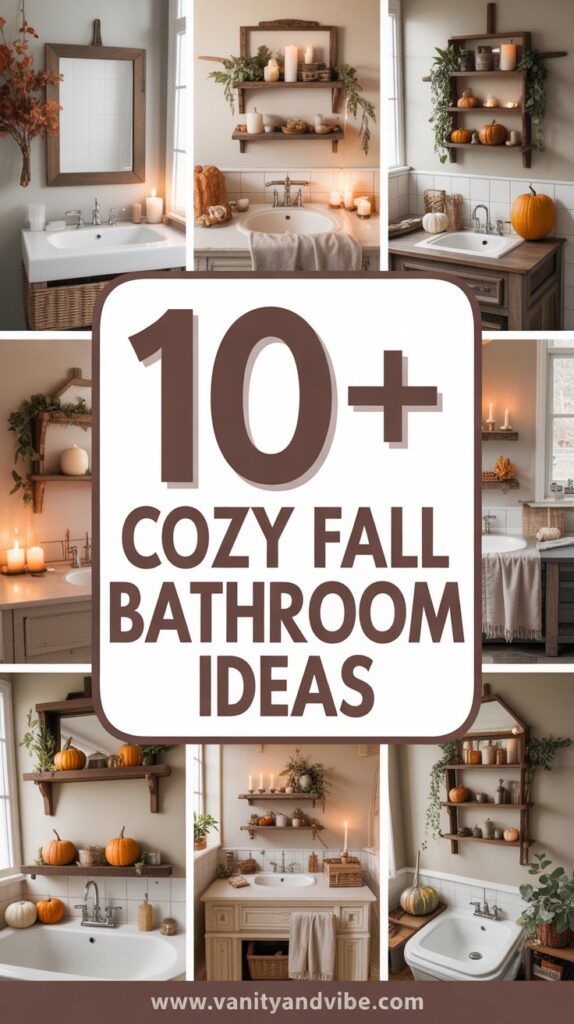 10+ Cozy Fall Bathroom Ideas