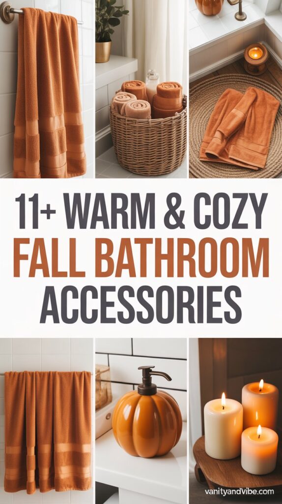 11+ Warm & Cozy Fall Bathroom Accessories