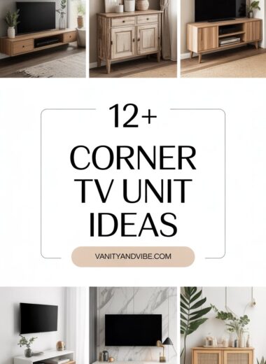12+ Corner TV Unit Ideas