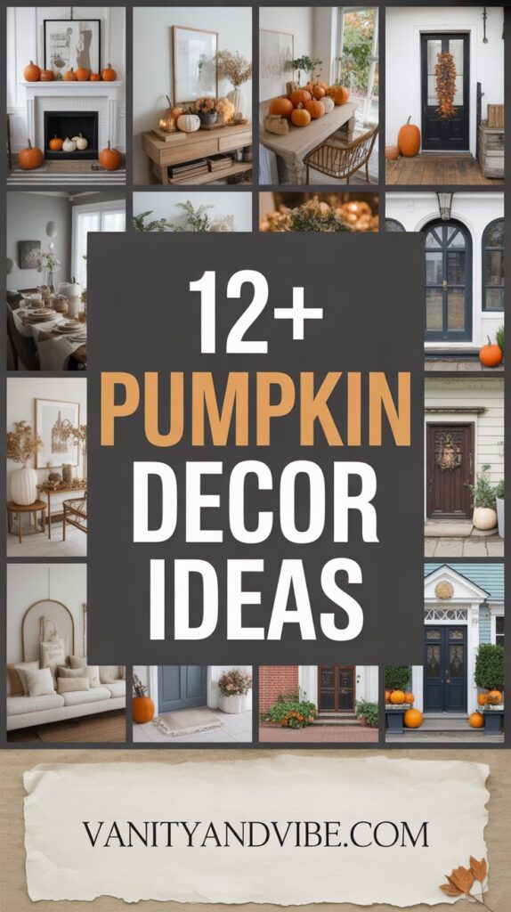 12+ Pumpkin Decor ideas