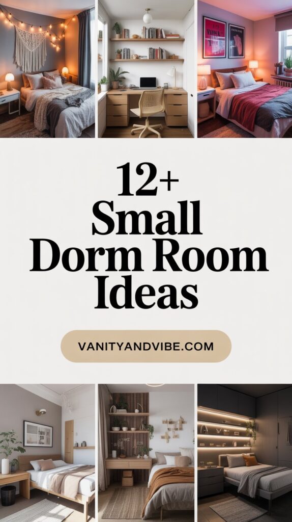 12+ Small Dorm Room Ideas