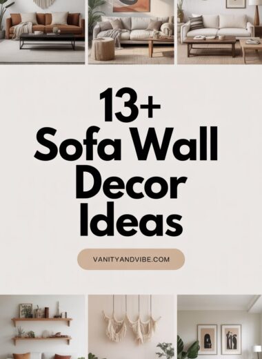 13+ Above Sofa Wall Decor Ideas