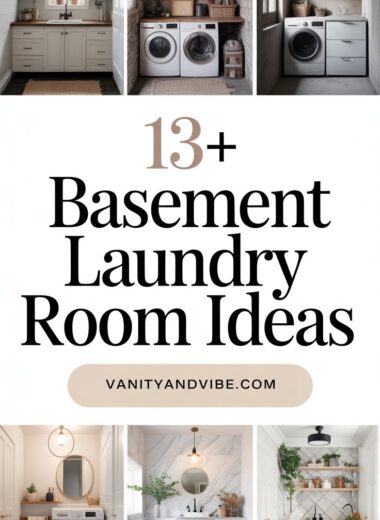 13+ Basement Laundry Room Ideas