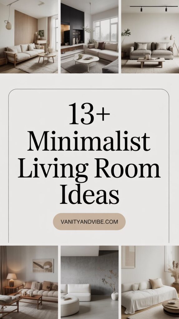 13+ Minimalist Living Room Ideas