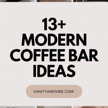 13+ Modern Coffee Bar Ideas