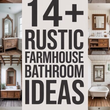 14+ Rustic Farmhouse Bathroom