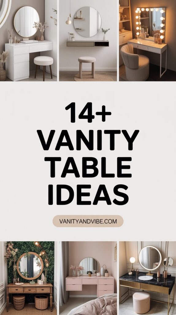 14+ Vanity Table Ideas
