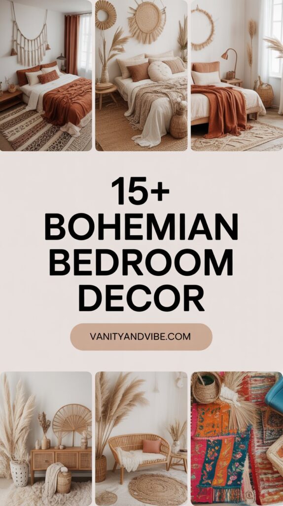 15+ Bohemian Bedroom Decor