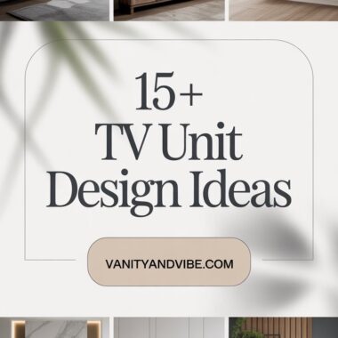 15+ TV Unit Design Ideas