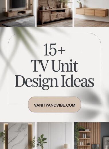 15+ TV Unit Design Ideas