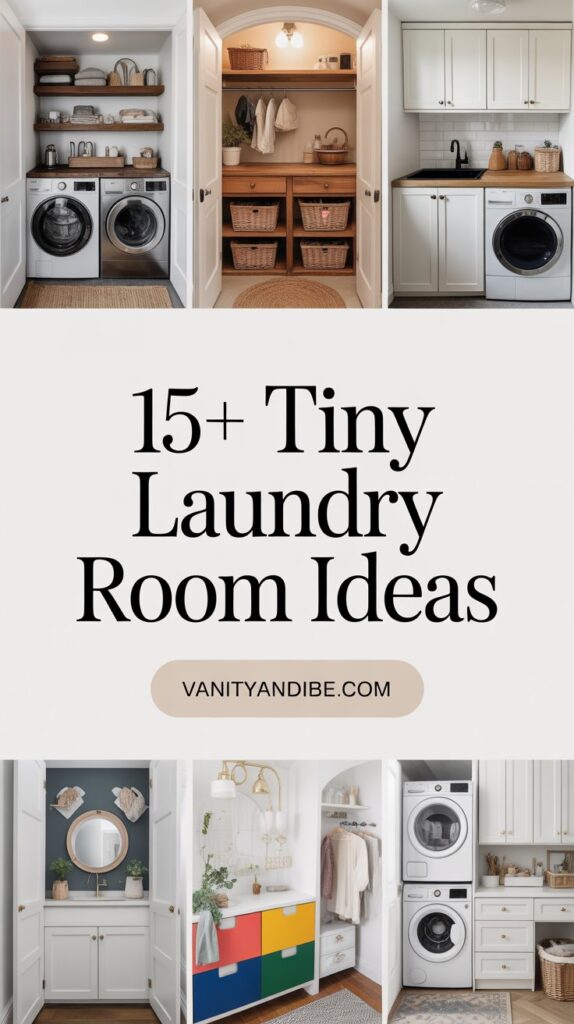 15+ Tiny Laundry Room Ideas