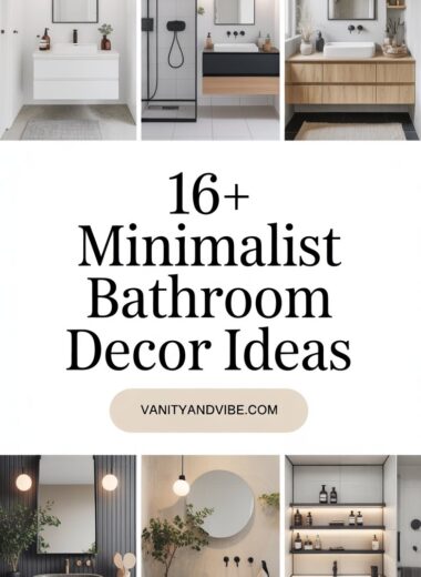 16+ Minimalist Bathroom Decor Ideas
