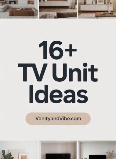 16+ TV Unit Ideas